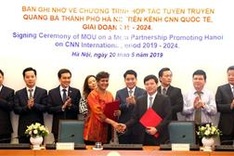 Hanoi continues to promote its images on CNN