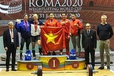 Duyen bags three golds in 2020 Roma Weightlifting World Cup