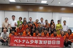 Vietnamese teenagers conclude friendship trip to Japan