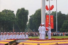 Flag-raising ceremony marks Vietnam's 79th National Day
