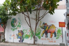 Graffiti campaign inspires wild animal protection
