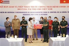 Vietnam receives medicine from Cuba to fight COVID-19