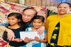 Disadvantaged family continues to receive help