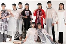 Local designer launches Ao Dai collection to honour frontline forces