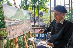 Art exhibition features lacquer painting