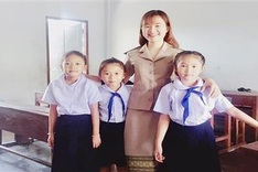 Vietnamese teacher spreads the word in Laos