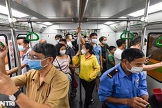 Cat Linh-Ha Dong metro line sees sharp passenger increase