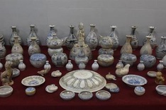 Artefacts of sunken ships displayed