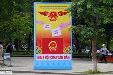 Hanoi’s streets decorated ahead of election day