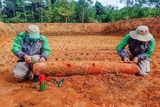 227-kg bomb found in Quang Tri
