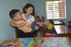 Disabled boy's dream of going to school comes true