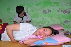 Mother falls ill as son struggles with lymphoma