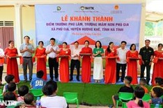New school project completed for Ha Tinh kindergarten