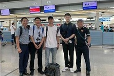 Vietnamese striker leaves for new challenge in Belgium