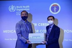 WHO presents medical supplies to support Vietnam’s COVID-19 fight