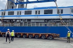 HCM City metro route receives two more trains