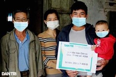 Dantri readers support hearing-impaired baby