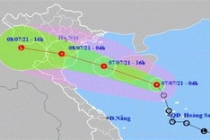 Tropical depression brings heavy rains for northern, central regions