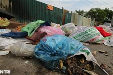 Rubbish blankets HCM City pavements