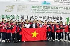 Vietnam win three gold medals at Asian Wushu Championships