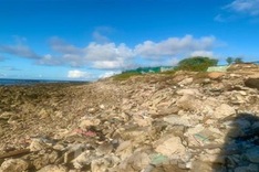Ly Son beach severely eroded