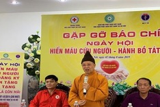Buddhists back blood donation