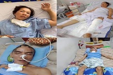 Husband bed-ridden, wife struggling with traffic accident injury need help
