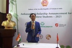 Scholarships for Vietnamese students in India announced