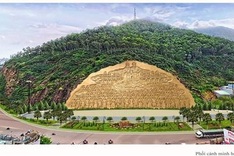 Giant sculptural relief to be built on Binh Dinh mountain
