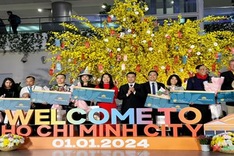 Vietnam Airlines carries year's first visitors