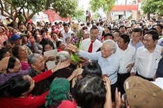 Sentiments, respect for Party leader expressed nationwide