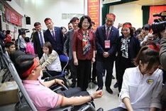 Largest national-scale blood donation festival opens in Hanoi