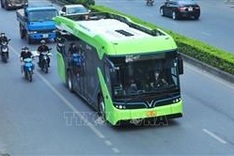 Hanoi striving to use all electric buses to contribute to environmental protection