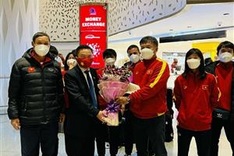 First female footballers arrive in India for 2022 AFC Asian Cup