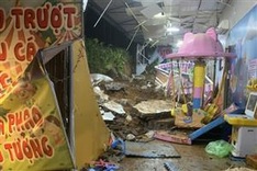 Three children die in Hanoi landslide