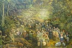 Gigantic painting reenacts historic Dien Bien Phu Victory