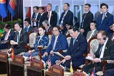 ASEAN leaders engage with parliament, business, youth representatives
