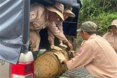 350-kilo bomb safely removed in Quang Binh