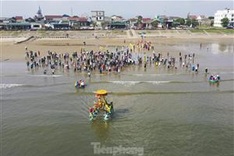 Whale worshipping festival held in central province