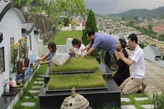 Vietnamese preserve tomb-sweeping tradition