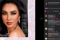 Local beauty makes top three in Miss Grand International fan poll