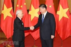 Top Vietnamese, Chinese leaders exchange Lunar New Year greetings