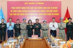 Vietnam sends three more officers to UN peacekeeping missions