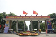 Hanoi streets decorated for Liberation Day celebration