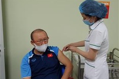 Vietnam football team vaccinated for Covid-19 before World Cup qualifiers