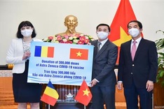 Romania donates 300,000 Covid-19 vaccine doses to Vietnam