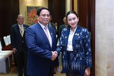 Vietnamese, Thai PMs meet on sidelines of ASEAN Summits in Laos