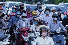 Hanoi streets jammed as social distancing eased