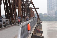 Lifebuoys available for rescue work on Red River