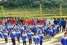 Another Dantri school project starts in Nghe An